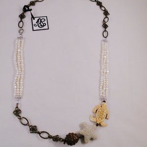 Aroma Couture Jewelry necklace with starfish diffuser, NWT